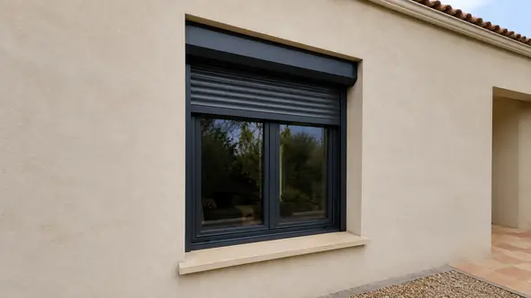 Volet roulant en Aluminium gris anthracite